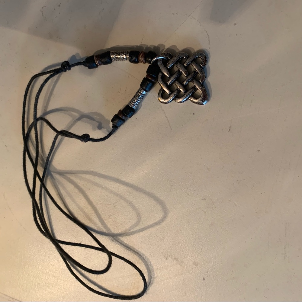 Traditional Celtic knot necklace - adjustable